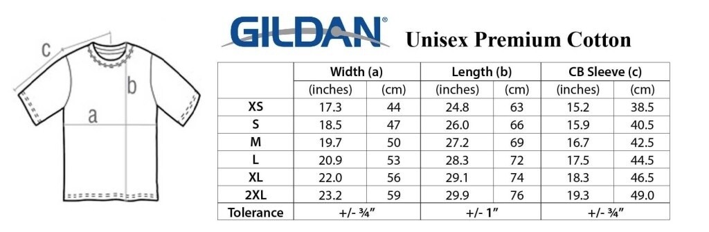 Tiger Size Chart